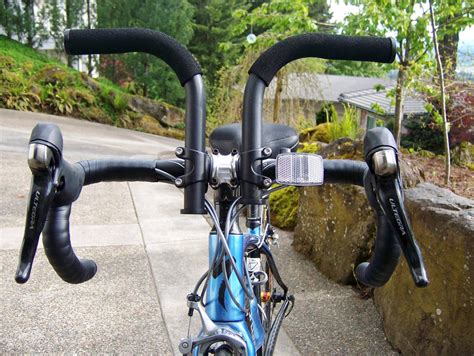 upright bicycle handlebar attachment